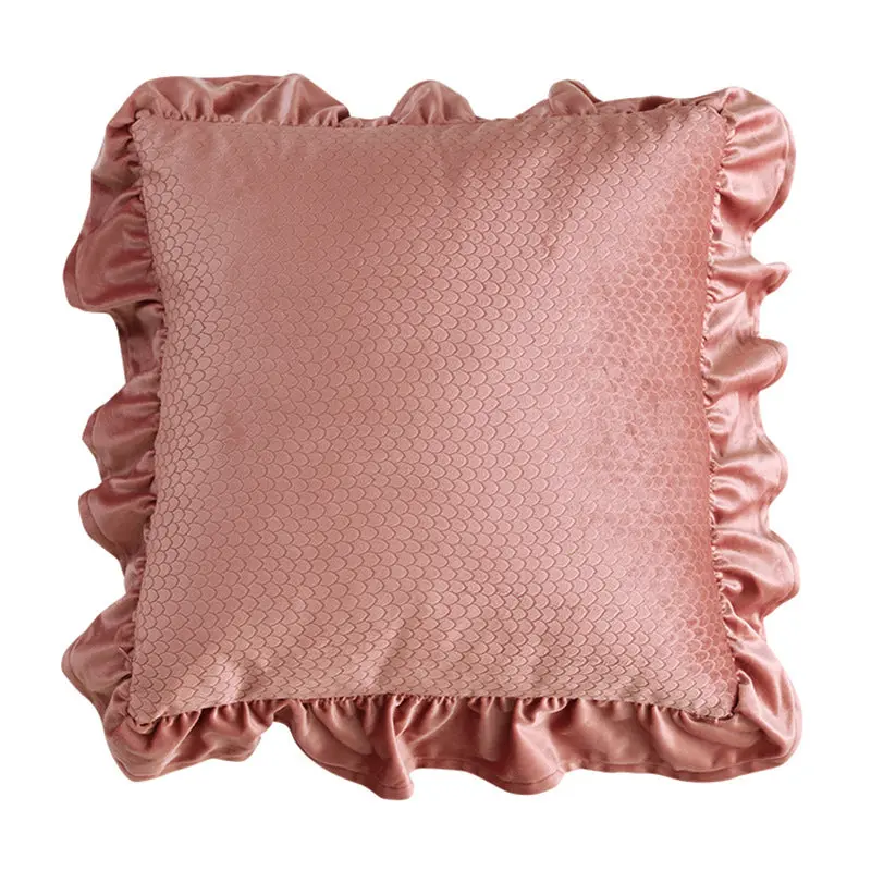 Housse de Coussin Velours JACQUARD