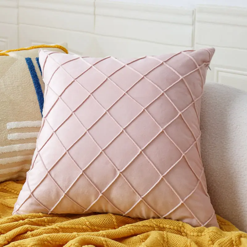 Housse de Coussin Velours ECLARA