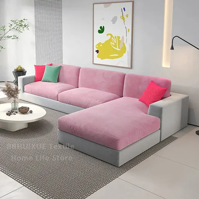 Housse d'assise canapé velours