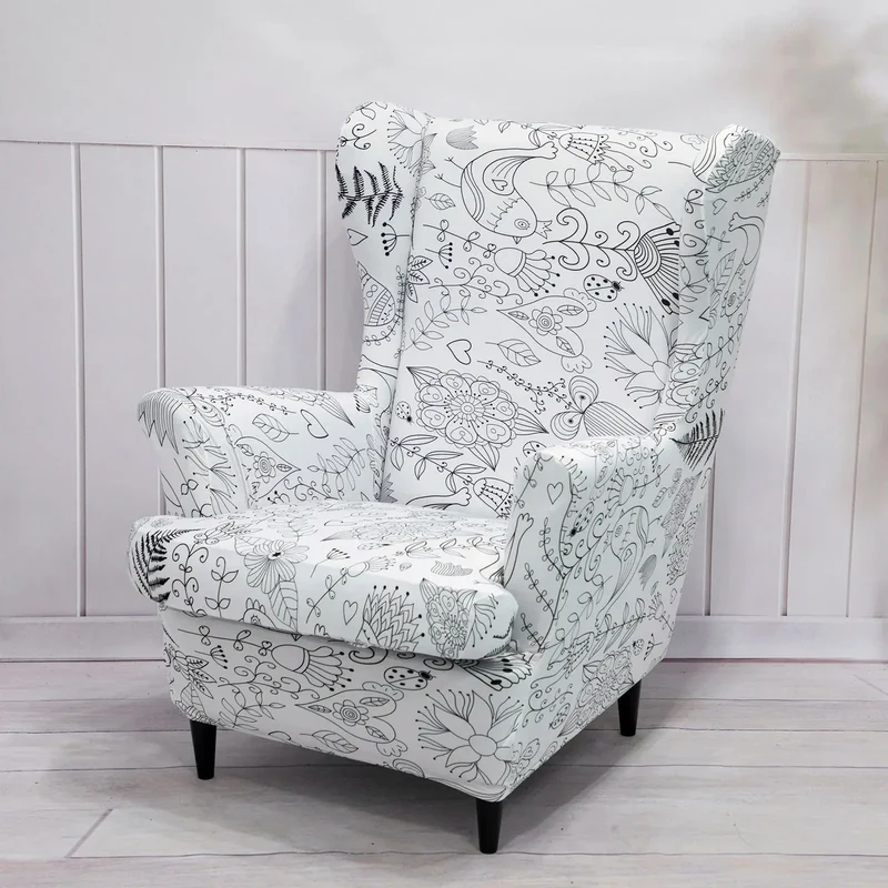 Housse fauteuil oreille MANUELLA