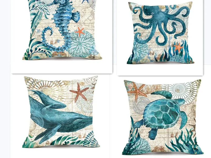 Housses de coussin TURTLE