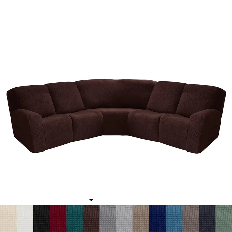 Housse canapé d'angle 5 Places DECOFLEX