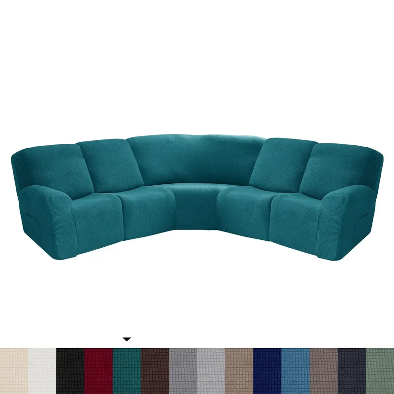 Housse canapé d'angle 5 Places DECOFLEX