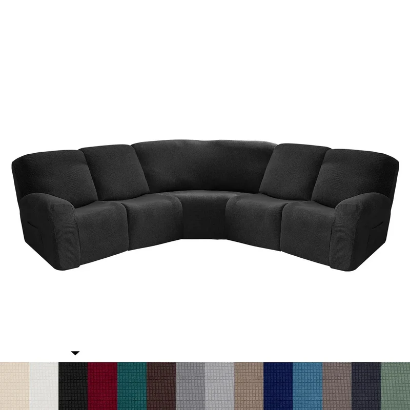 Housse canapé d'angle 5 Places DECOFLEX