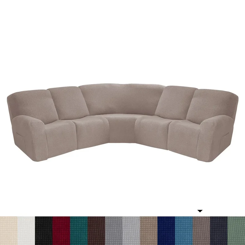 Housse canapé d'angle 5 Places DECOFLEX