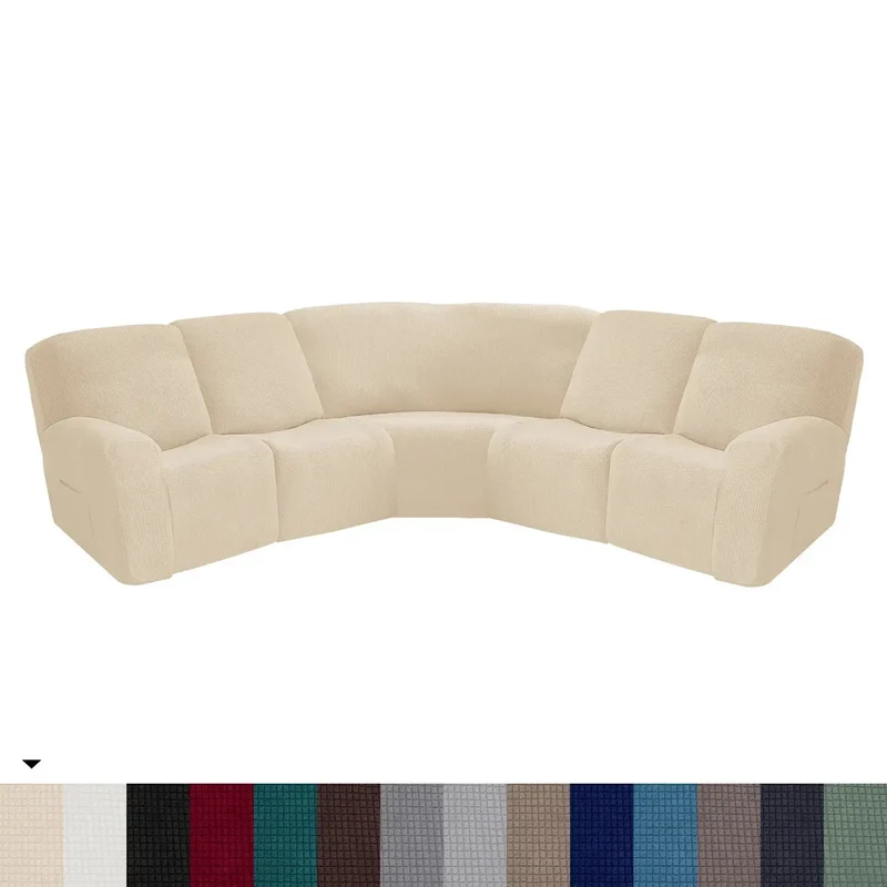Housse canapé d'angle 5 Places DECOFLEX