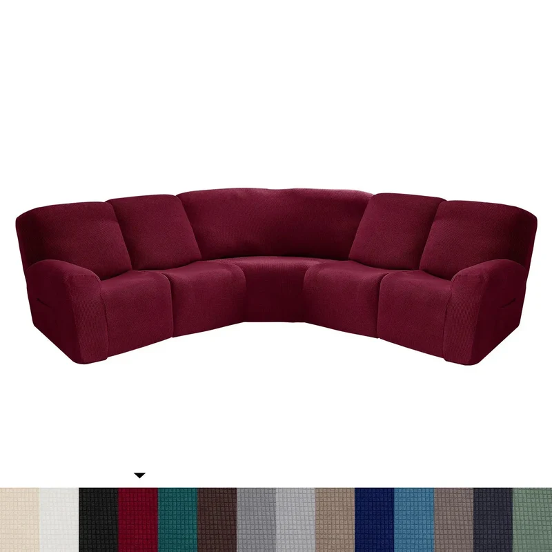 Housse canapé d'angle 5 Places DECOFLEX