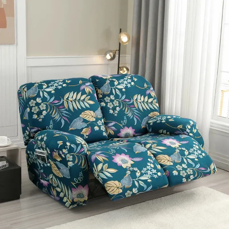 Housse de canapé inclinable à fleurs nordiques BANOUMGA