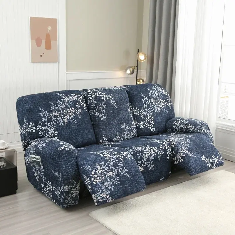 Housse de canapé inclinable à fleurs nordiques BANOUMGA