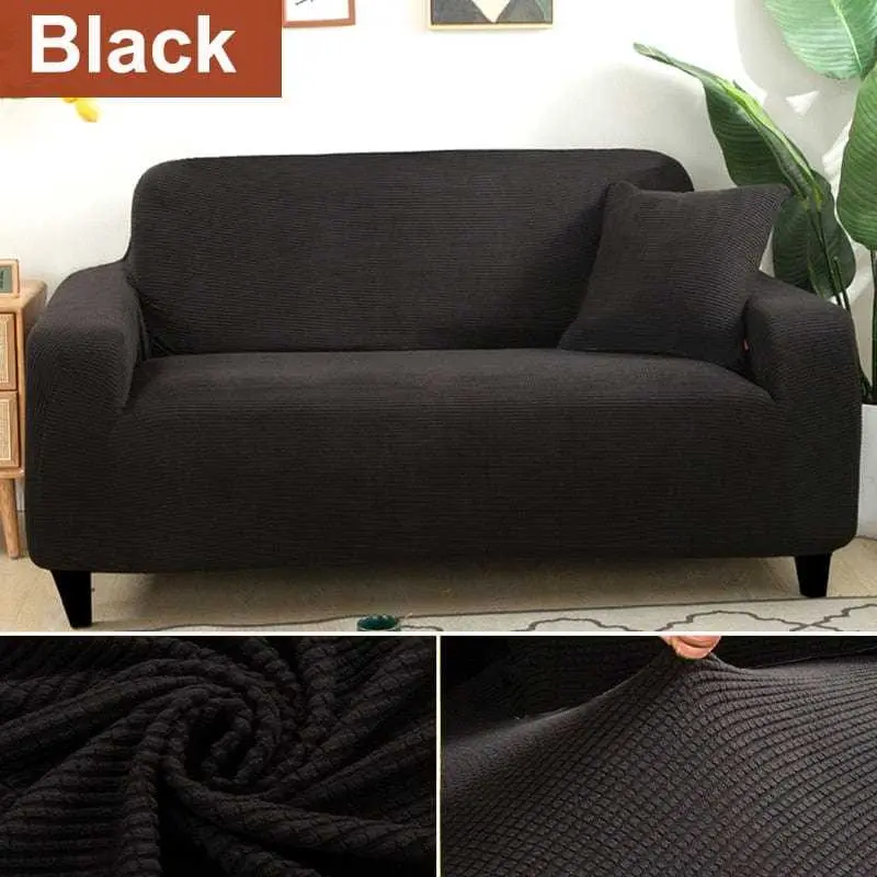 Housse de canapé au tissu élastique et épais SANDRA