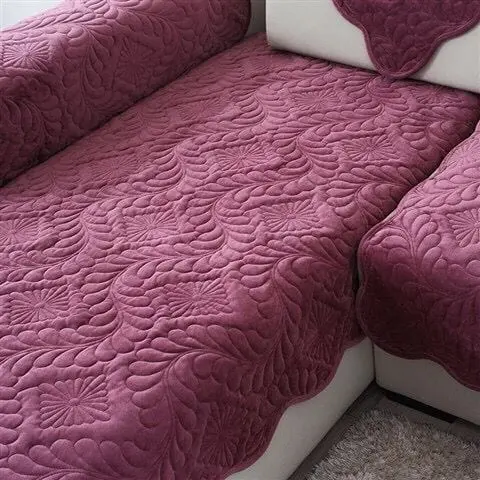 Plaid de canapé antidérapante en peluche PELUCHA