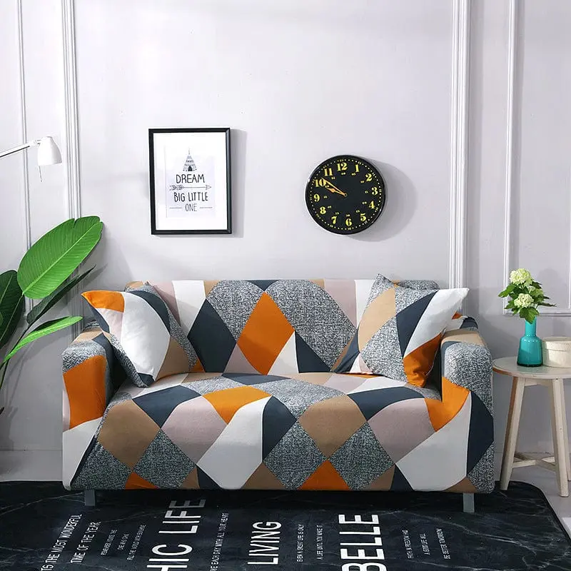 PILLCOV - Housse de coussin extensible imprimée