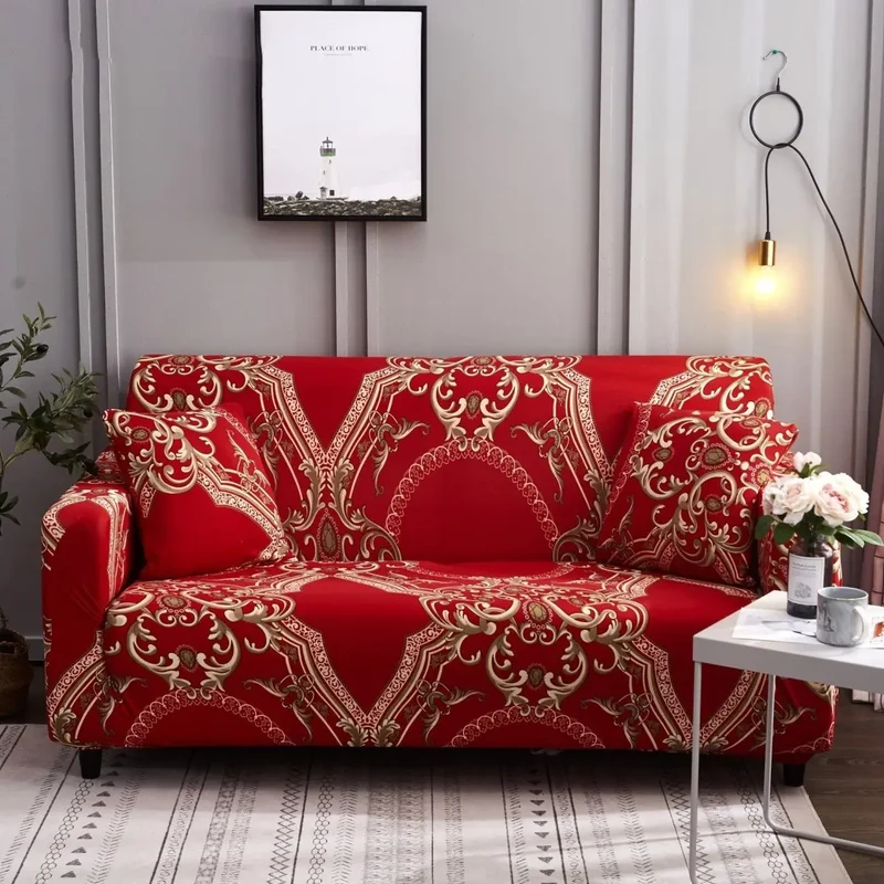PILLCOV - Housse de coussin extensible imprimée