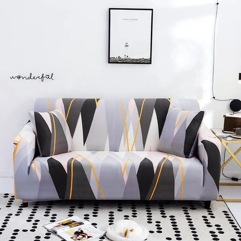 PILLCOV - Housse de coussin extensible imprimée