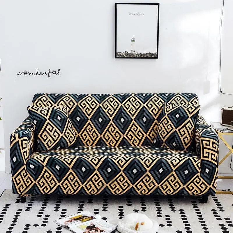 PILLCOV - Housse de coussin extensible imprimée