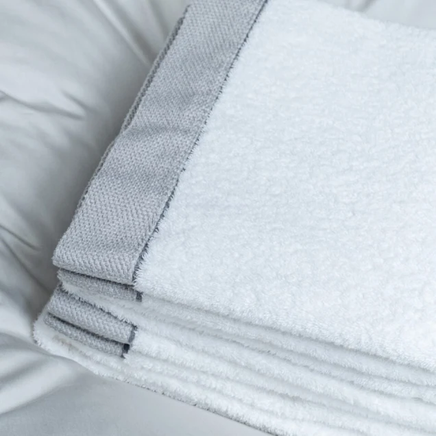 LOT DE 2 DRAPS DE BAIN COUR DES VOSGES