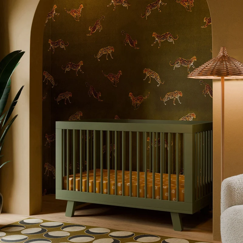 Couchette Convertible 3 en 1 Hudson - Olive