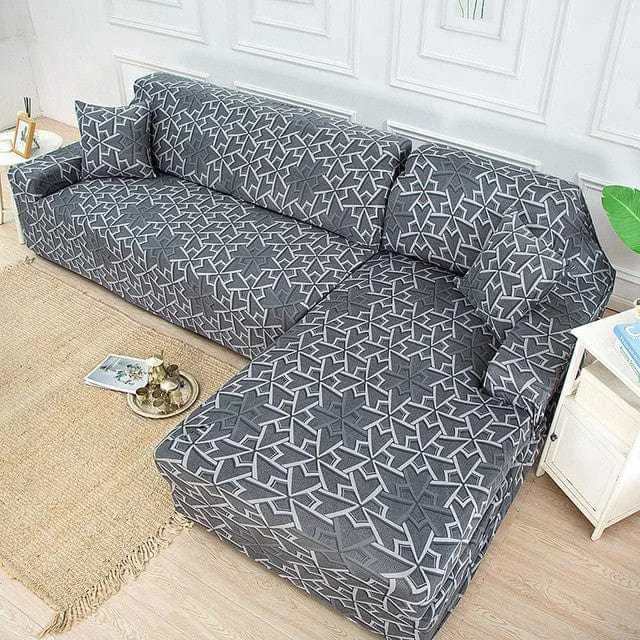 Housse canapé d'angle GEOMEDOL