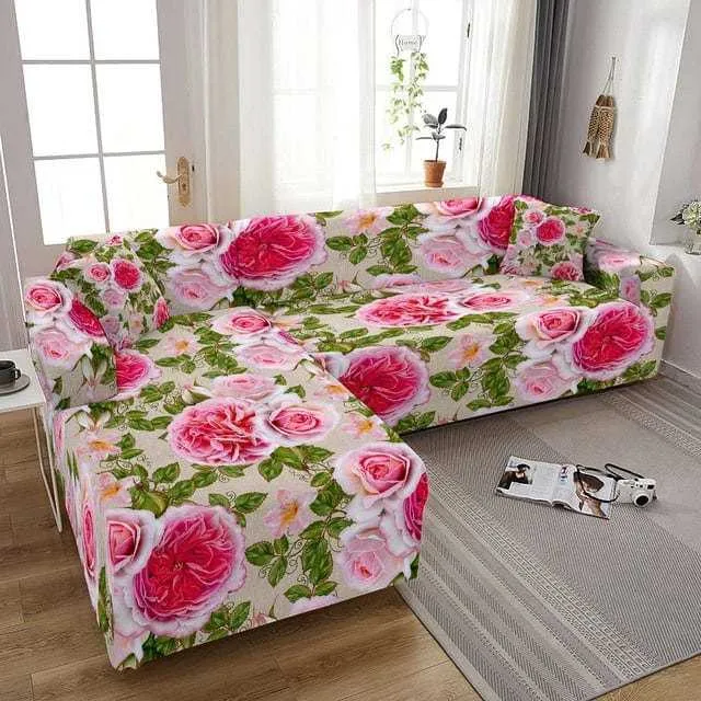 Housse canapé d'angle ROSEBOMY