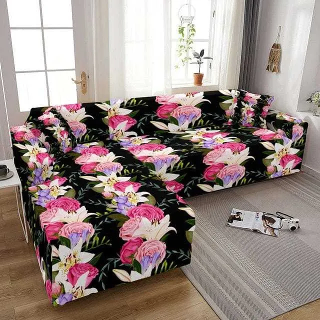 Housse canapé d'angle ROSEBOMY