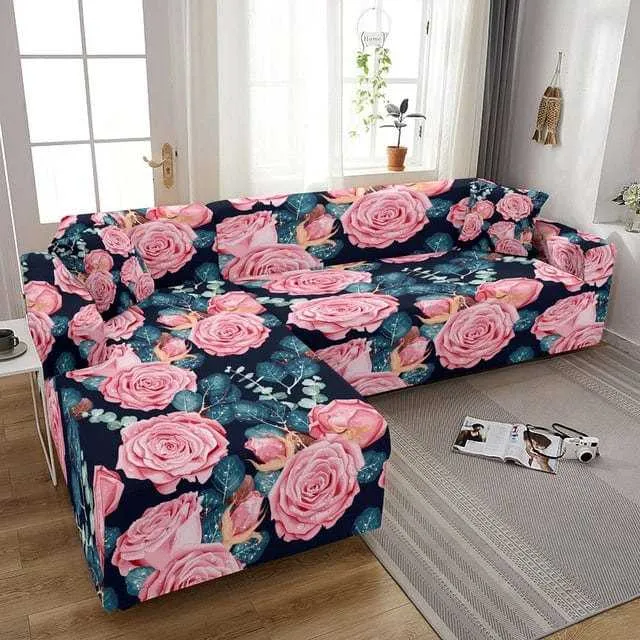 Housse canapé d'angle ROSEBOMY