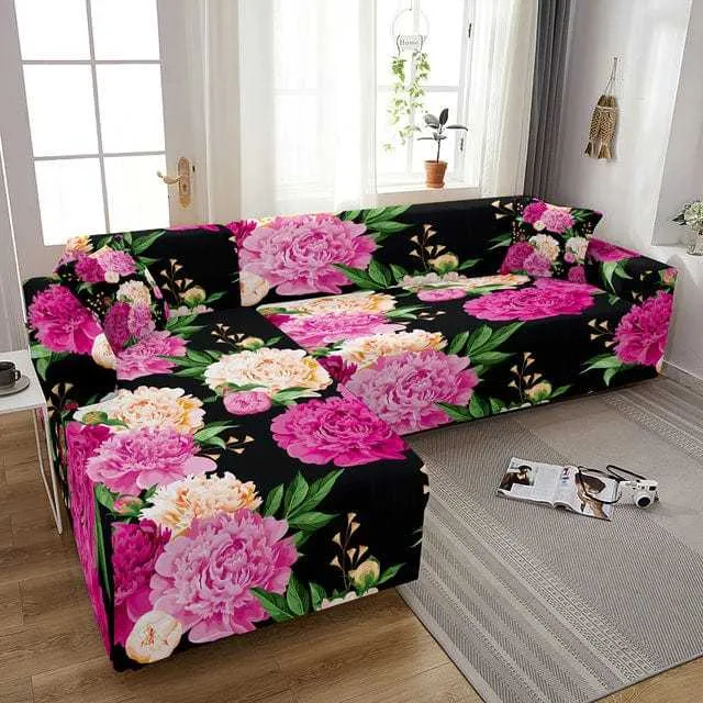Housse canapé d'angle ROSEBOMY