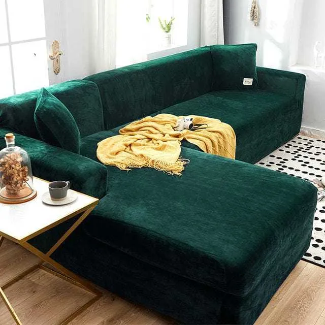 Housse canapé d'angle VELVETAO