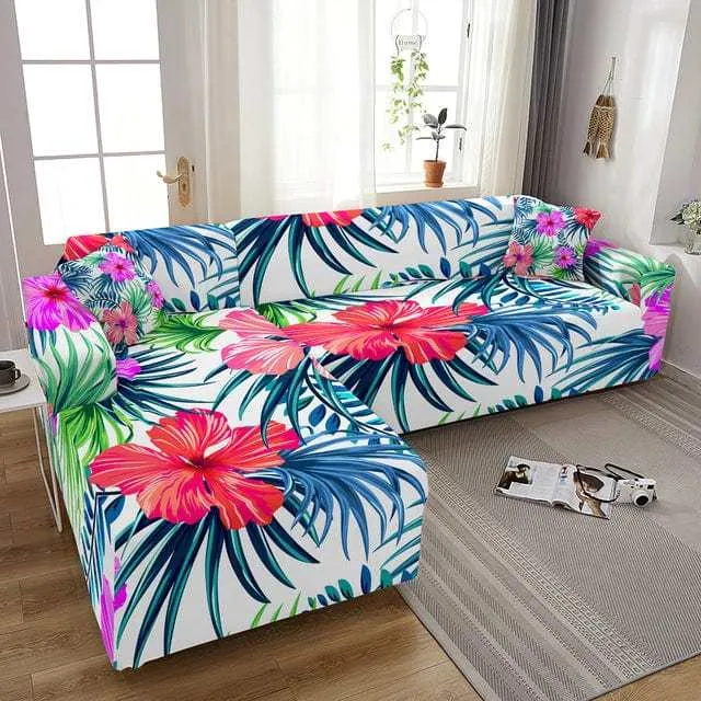 Housse canapé d'angle LEAFSOF