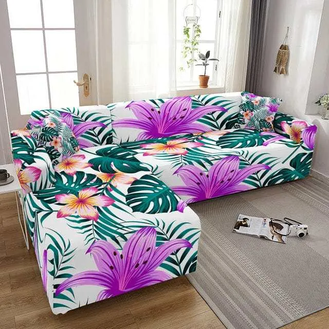 Housse canapé d'angle LEAFSOF