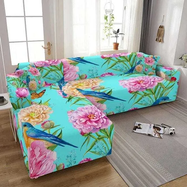 Housse canapé d'angle LEAFSOF