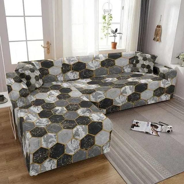 Housse canapé d'angle MAYBOA