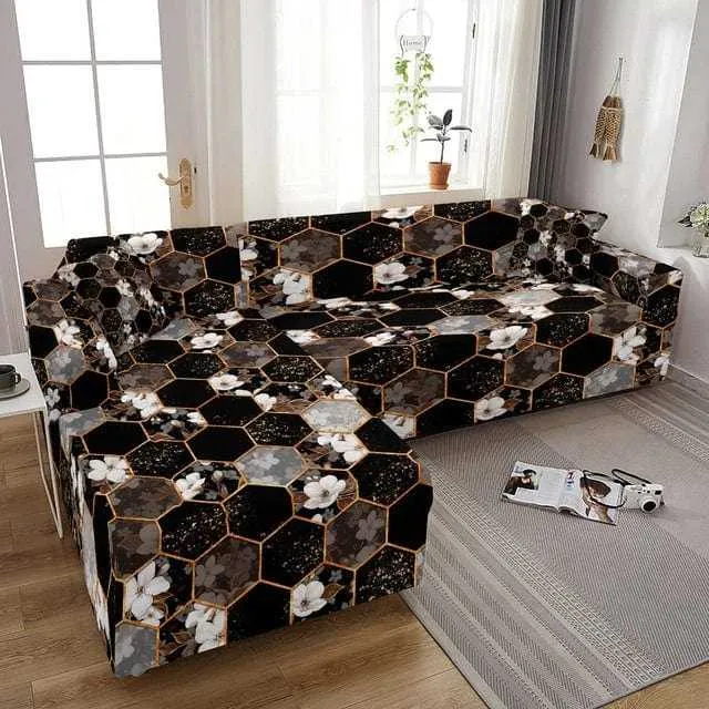 Housse canapé d'angle MAYBOA