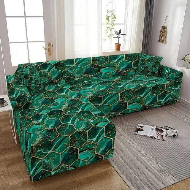 Housse canapé d'angle MAYBOA