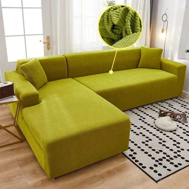 Housse canapé d'angle TCHICKO