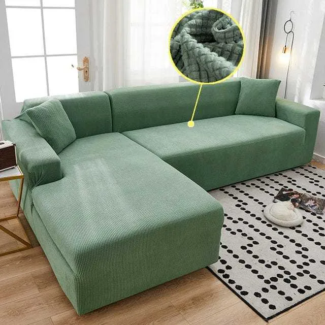 Housse canapé d'angle TCHICKO