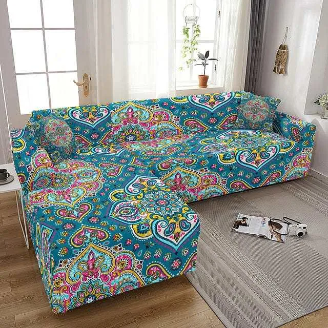 Housse canapé d'angle POMFLOM