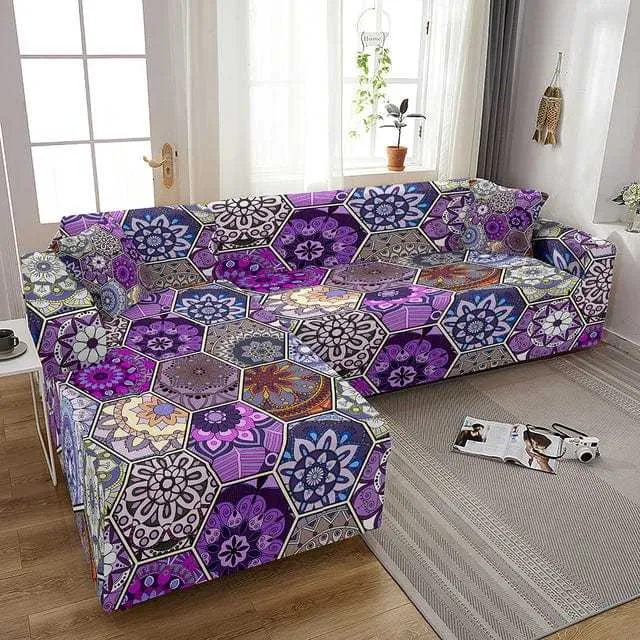 Housse canapé d'angle POMFLOM