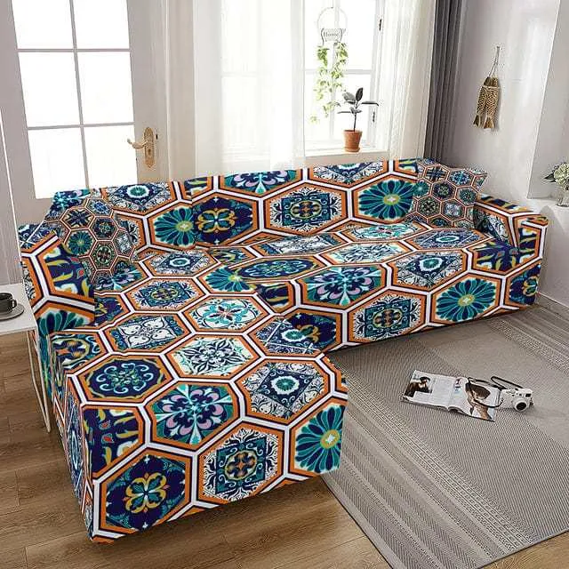 Housse canapé d'angle POMFLOM