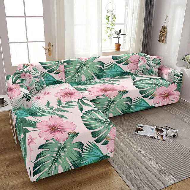 Housse canapé d'angle ou en forme L BUTTERFLY