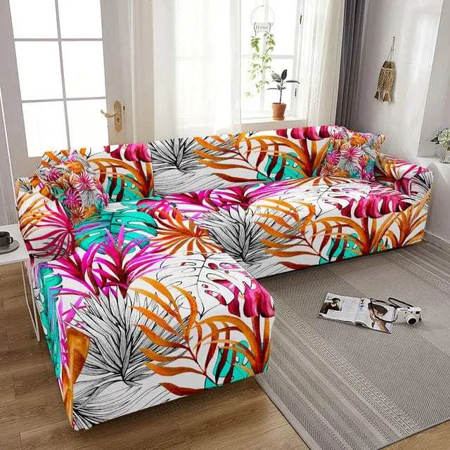 Housse canapé d'angle ou en forme L BUTTERFLY