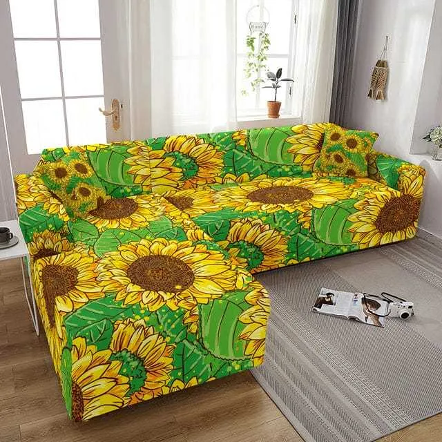 Housse canapé d'angle ou en forme L BUTTERFLY