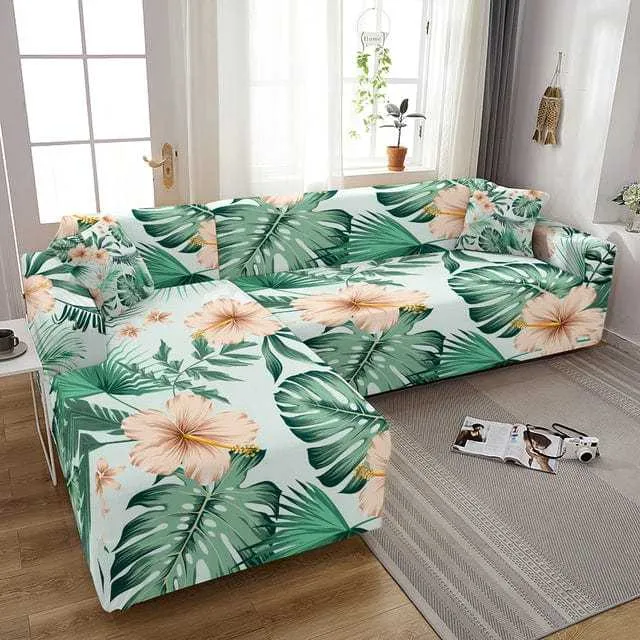 Housse canapé d'angle ou en forme L BUTTERFLY
