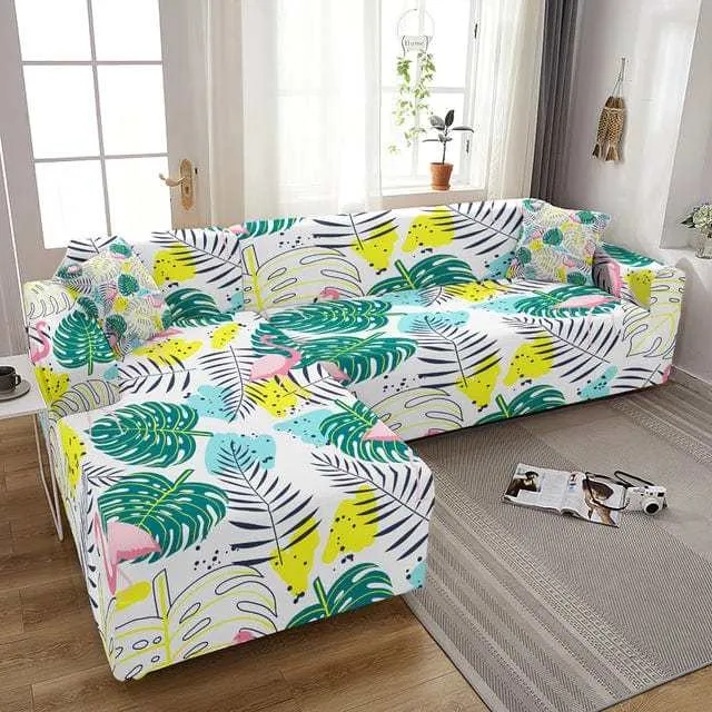Housse canapé d'angle ou en forme L BUTTERFLY
