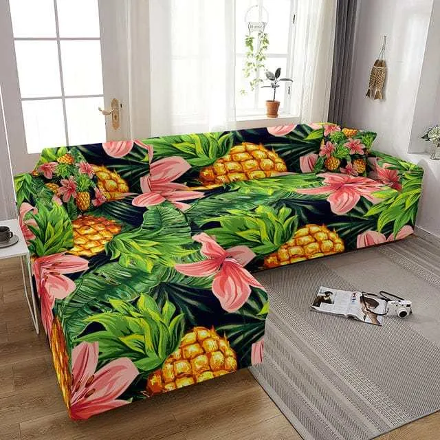 Housse canapé d'angle ou en forme L BUTTERFLY