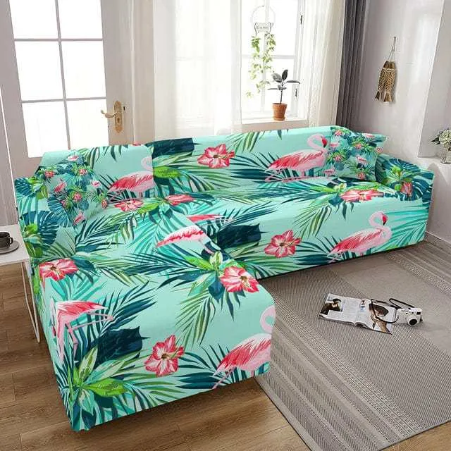 Housse canapé d'angle ou en forme L BUTTERFLY