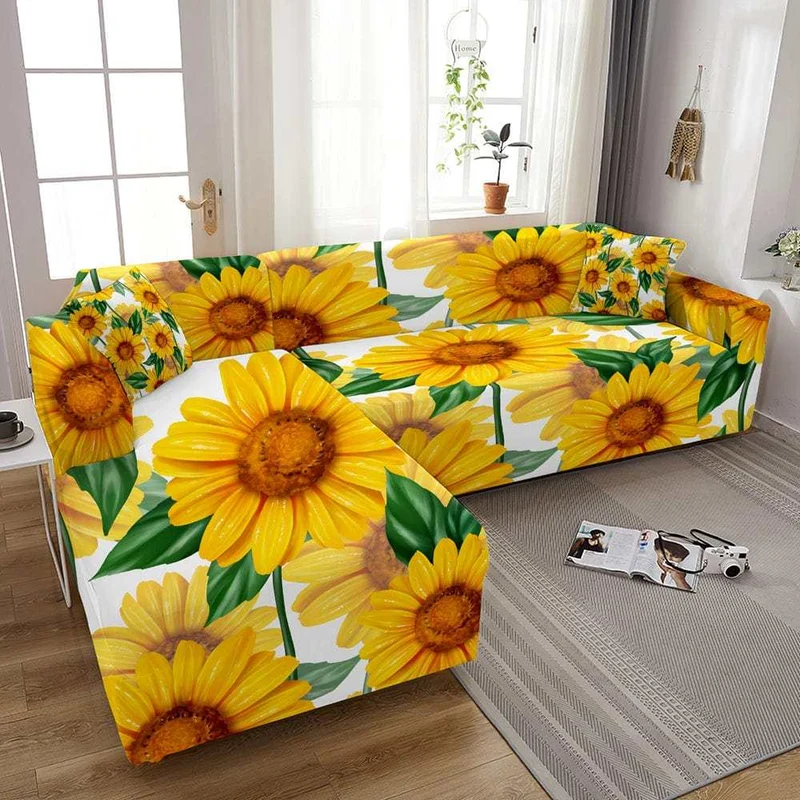 Housse canapé d'angle TOURNFLY