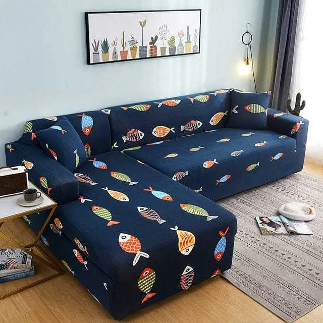 Housse canapé d'angle ROOMING