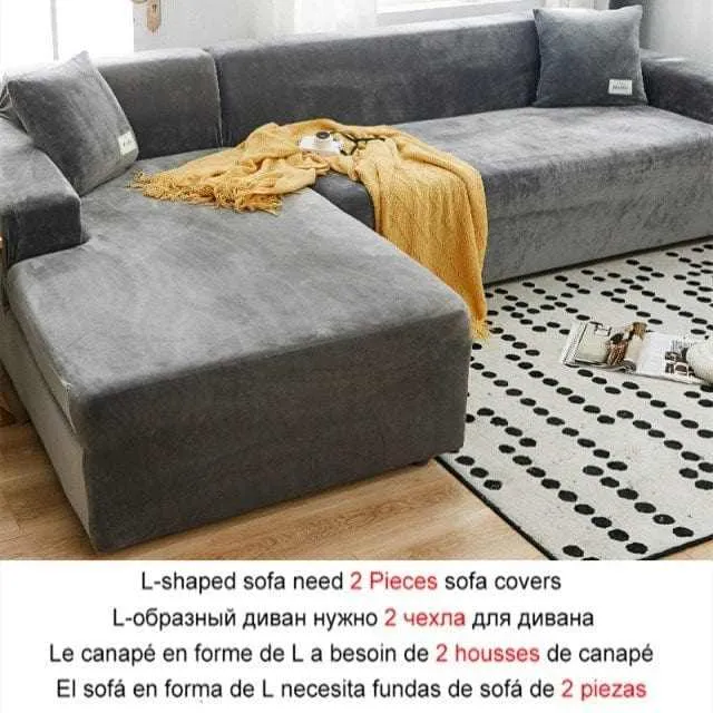 Housse canapé d'angle POMPYDY
