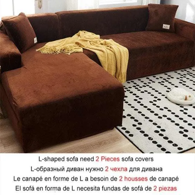 Housse canapé d'angle POMPYDY