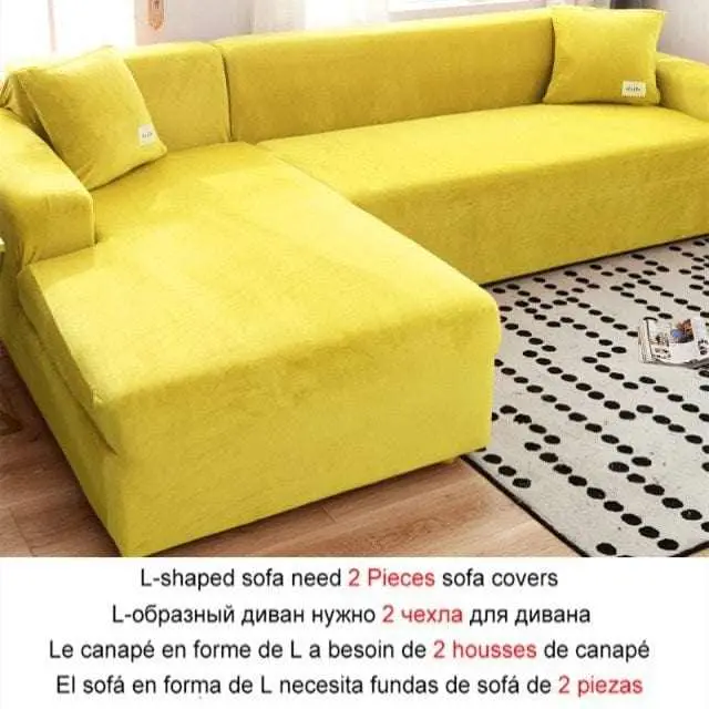 Housse canapé d'angle POMPYDY